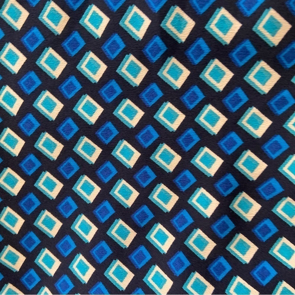 NWT Band of the Free Gypsy 70’s Retro Disco Teal Diamond Mini Skirt Size XS - Picture 7 of 13
